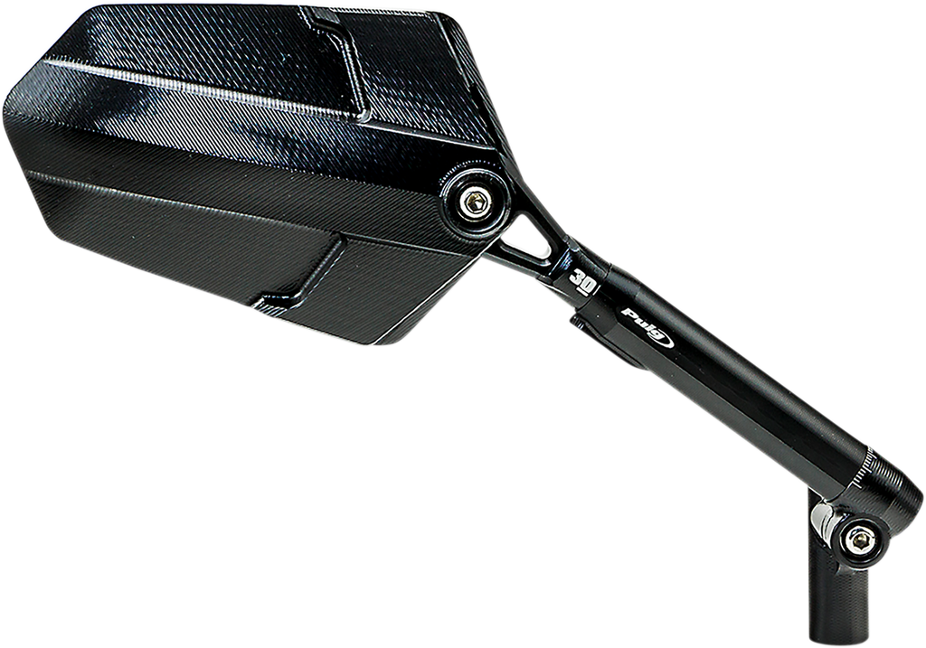 PUIG HI-TECH PARTS Explorer Rear View Mirror - Mirror / Explorer / Side View / Left / Diamond / Black 0640-1416