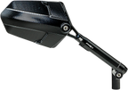 PUIG HI-TECH PARTS Explorer Rear View Mirror - Mirror / Explorer / Side View / Left / Diamond / Black 0640-1416