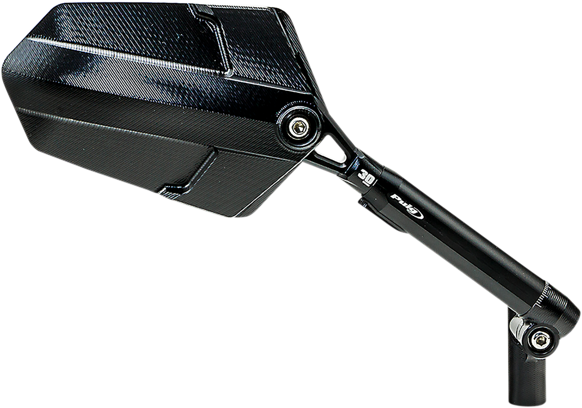 PUIG HI-TECH PARTS Explorer Rear View Mirror - Mirror / Explorer / Side View / Left / Diamond / Black 0640-1416