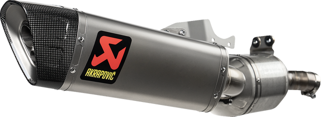 Akrapovic Slip-On Line Muffler - Titanium S-B9SO2-HAPLT - BMW F 900 R/F 900 XR 2020-2026