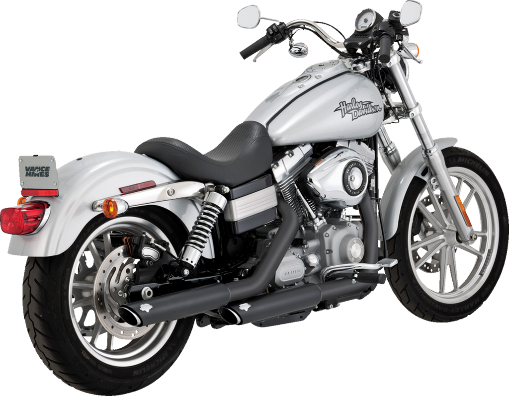 3" Twin Slash Slip-On Muffler - Black