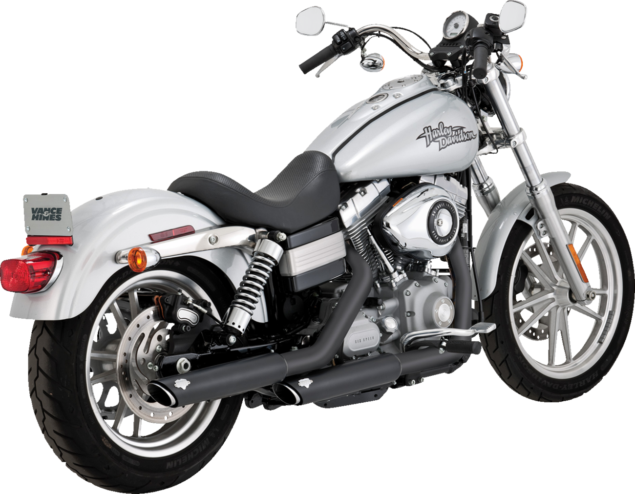 3" Twin Slash Slip-On Muffler - Black