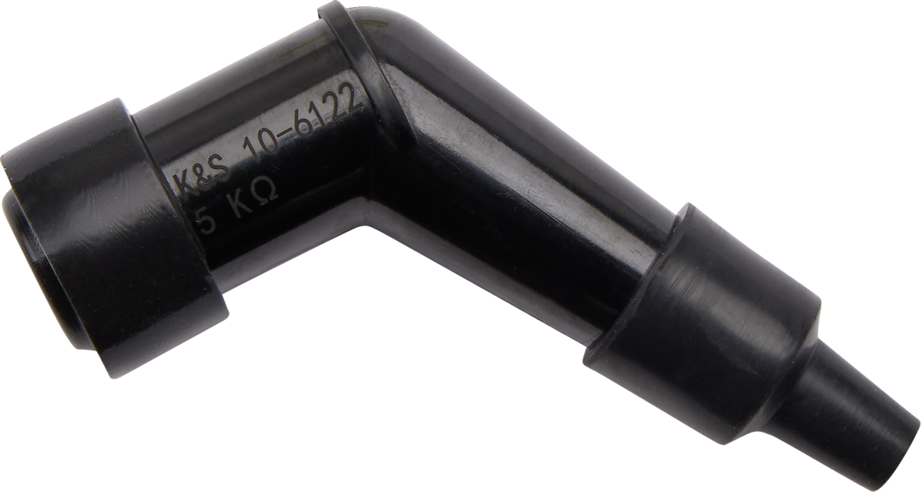 MOOSE OFFROAD Spark Plug Resistor Cover - 120° Elbow Type / Short 2104-0426