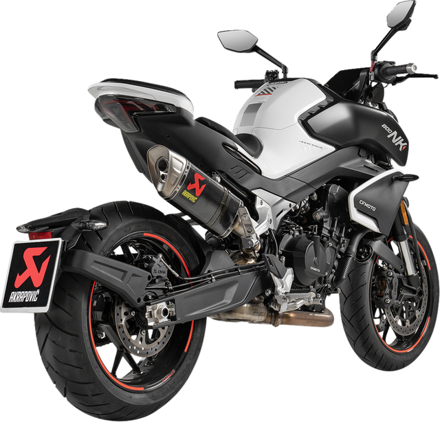 AKRAPOVIC Slip-On Line Muffler - Carbon Fiber - CF Moto 800NK S-CF8SO1-HAPLC 2023-2026