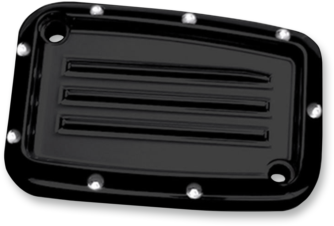 COVINGTONS Master Cylinder Cover - Clutch / Dimpled / Black 0610-1963