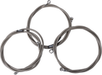 LA CHOPPERS Brake Line Kit - Brake Line / Chrome 1741-6512