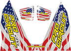 PRO CIRCUIT T-6 Exhaust Decals - T-6 Decal / Stars and Stripes 1860-2273