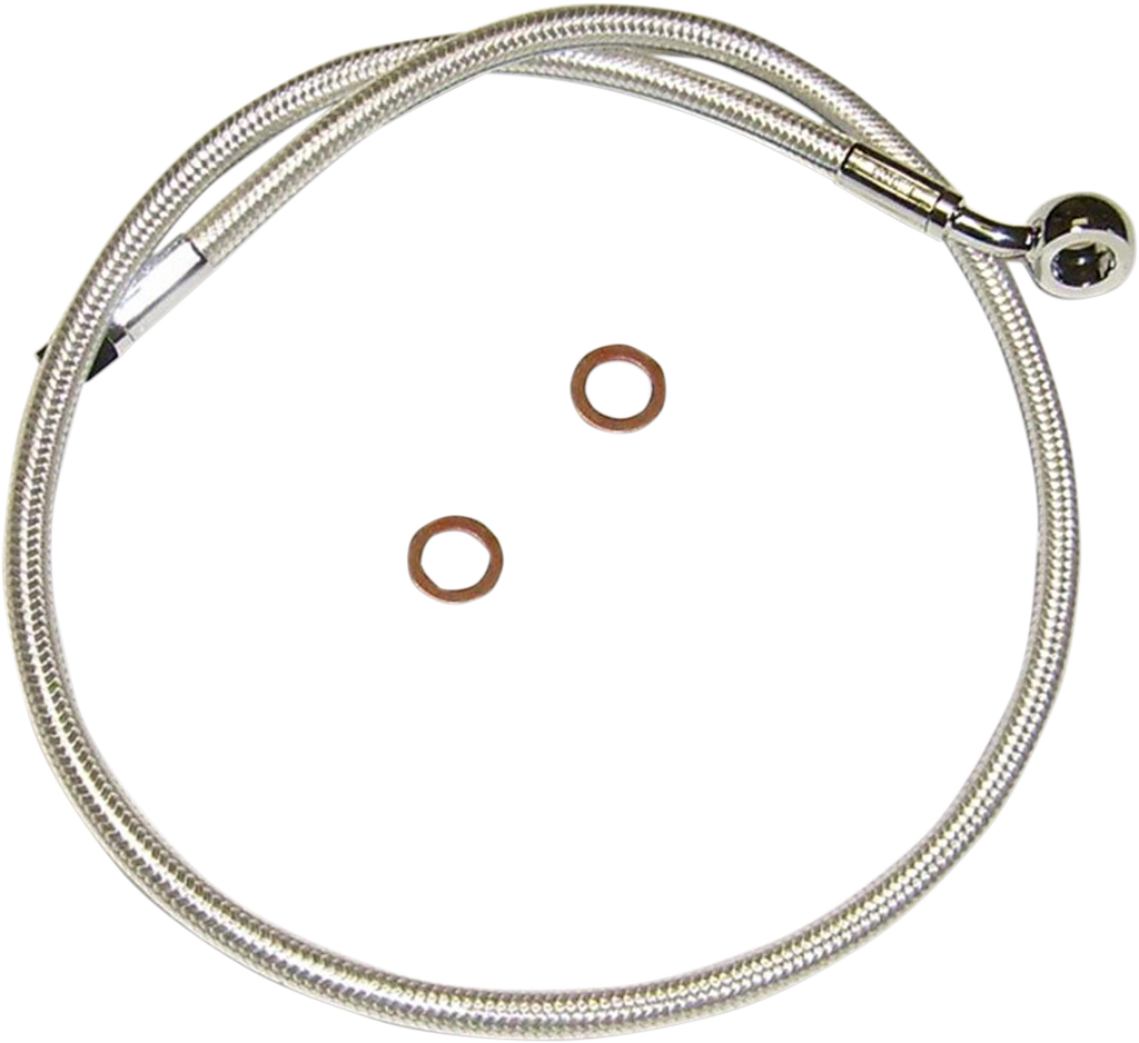 MAGNUM SHIELDING Alternate Length Designer Series ABS-Specific Front Brake Line Kit
