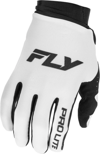 FLY Racing Pro Lite Gloves (2026) - White / Black - View 23