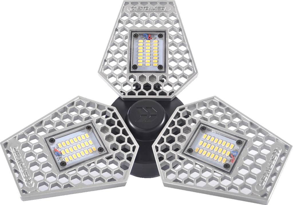 RISK RACING TRiLIGHT Motion Activated Garage/Attic/Basement/Home Ceiling Light - Ceiling Light / Garage/Home/Attic/Basement/Motion / 4000 Lumens / LED 3850-0580