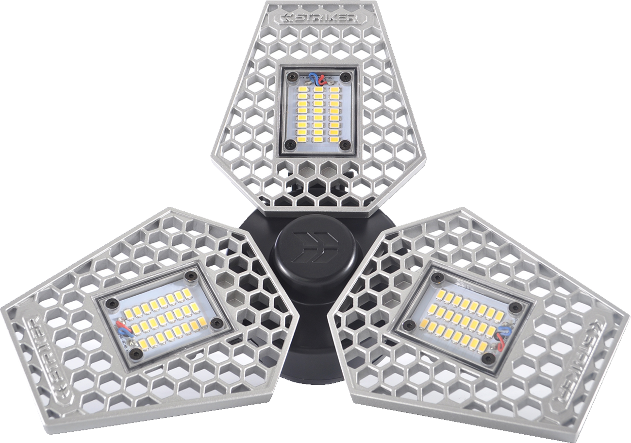 RISK RACING TRiLIGHT Motion Activated Garage/Attic/Basement/Home Ceiling Light - Ceiling Light / Garage/Home/Attic/Basement/Motion / 4000 Lumens / LED 3850-0580