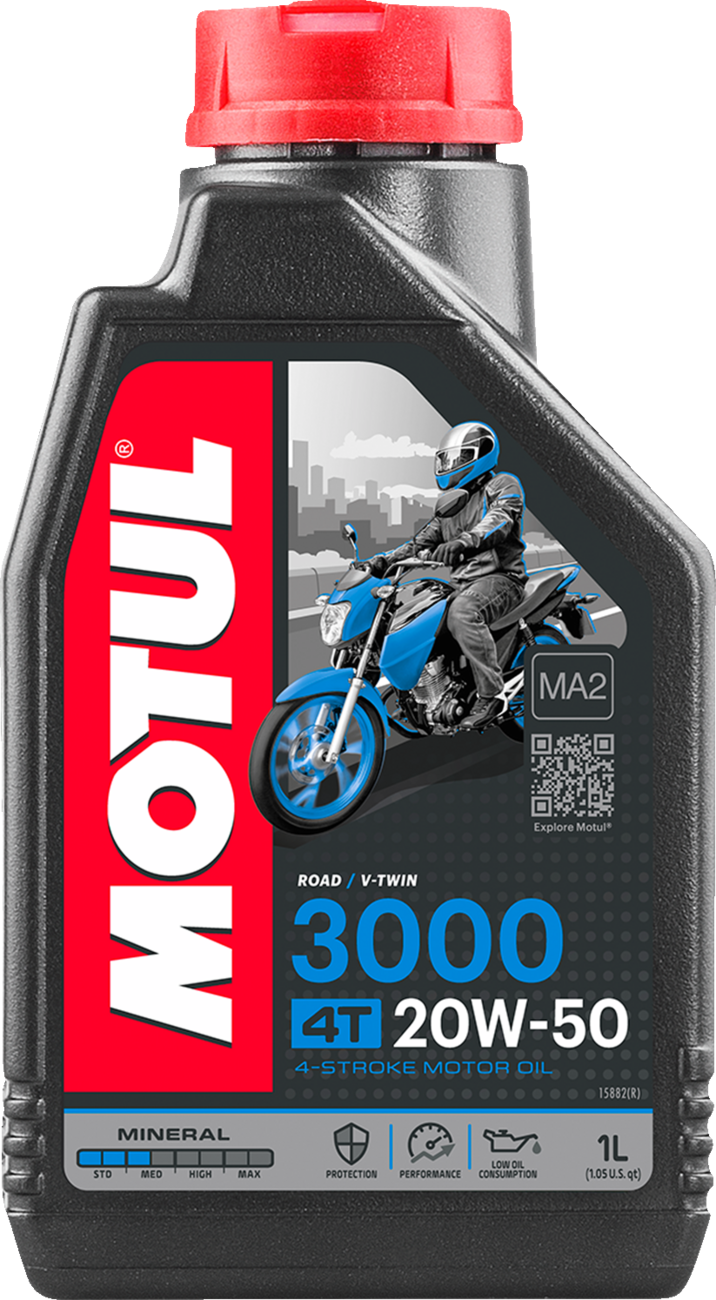 3000 Mineral 4T Engine Oil - 20W-50 1 liter
