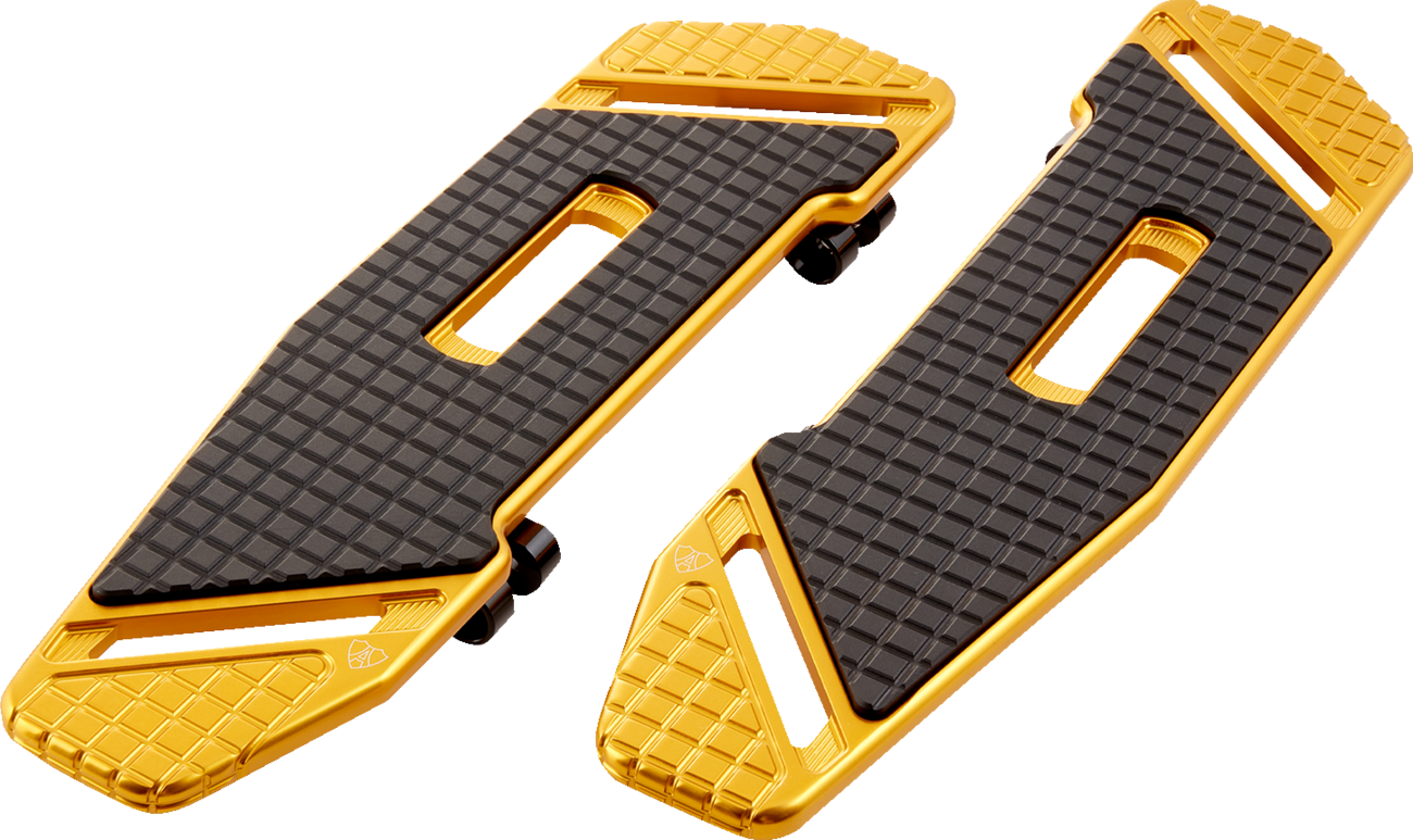 ARLEN NESS SpeedLiner Floorboards - Driver / Gold 1621-1166