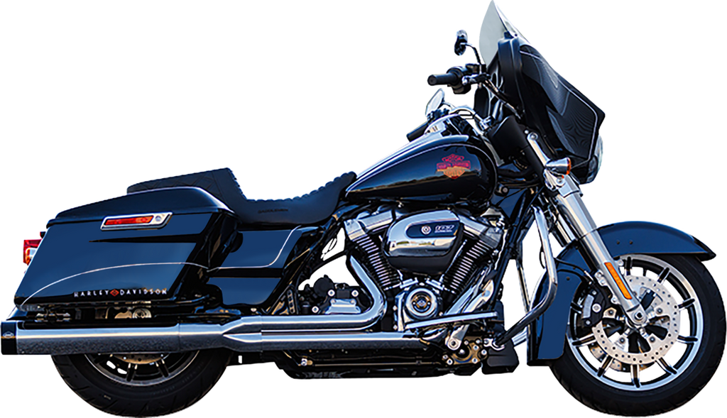 2-into-1 Sidewinder Exhaust System - 50-State - Chrome - M8 Touring
