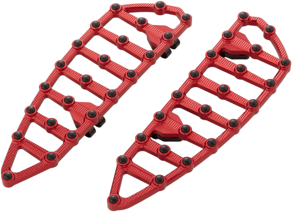 ARLEN NESS MX Driver Floorboards - Red 1621-0944