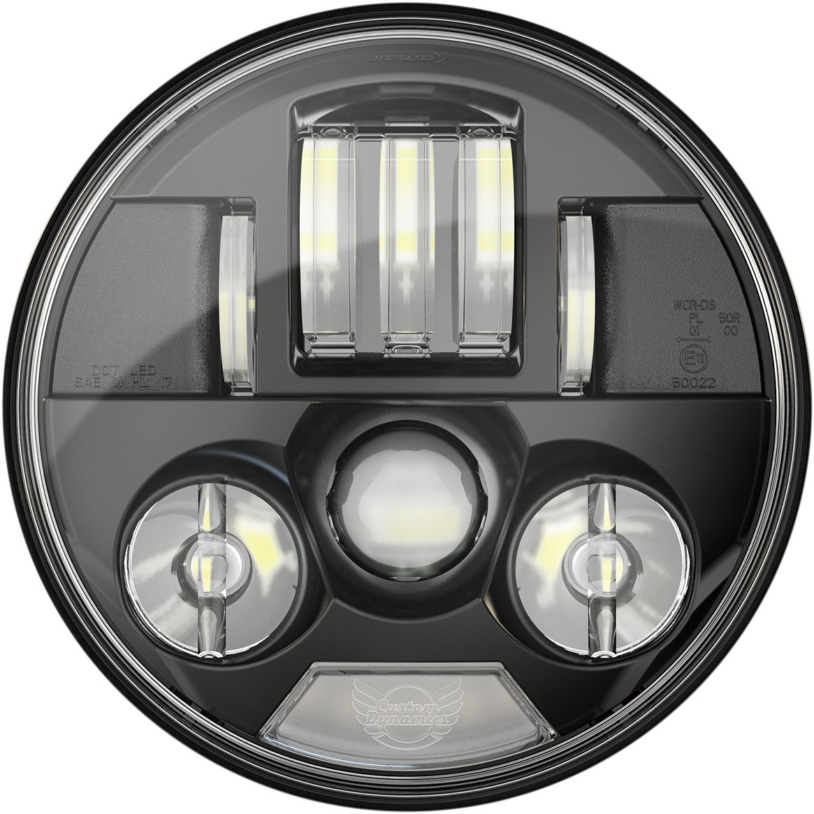 CUSTOM DYNAMICS 7" Probeam® LED Headlamp - Black / Indian 2001-1826