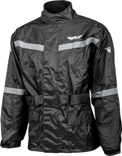 FLY Racing 2-Piece Rain Suit - Black - View 4