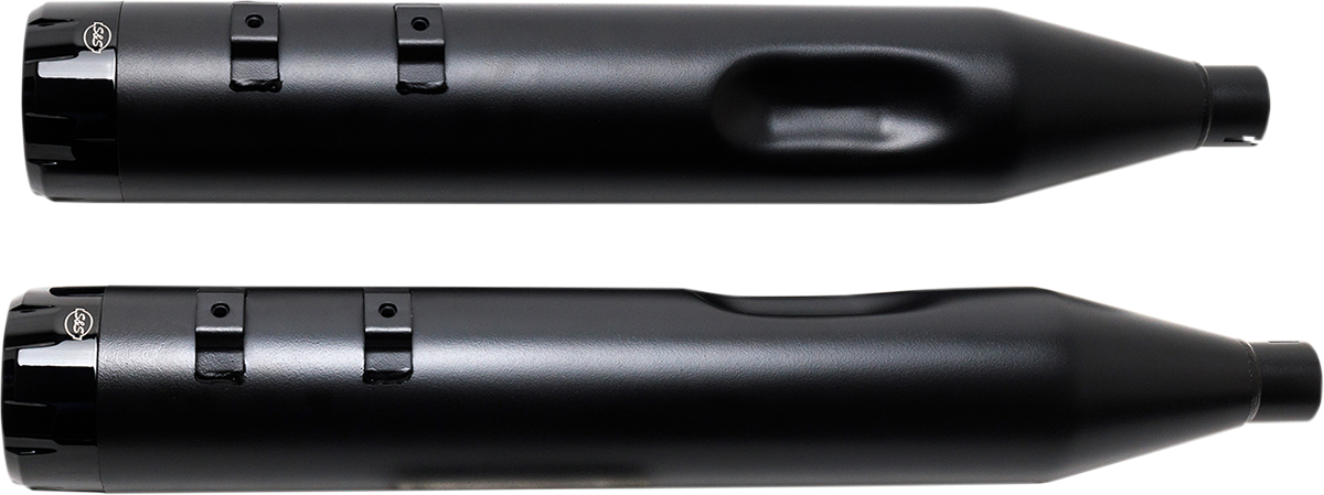 4-1/2" MK45 Performance Mufflers - Black with Black Thruster
