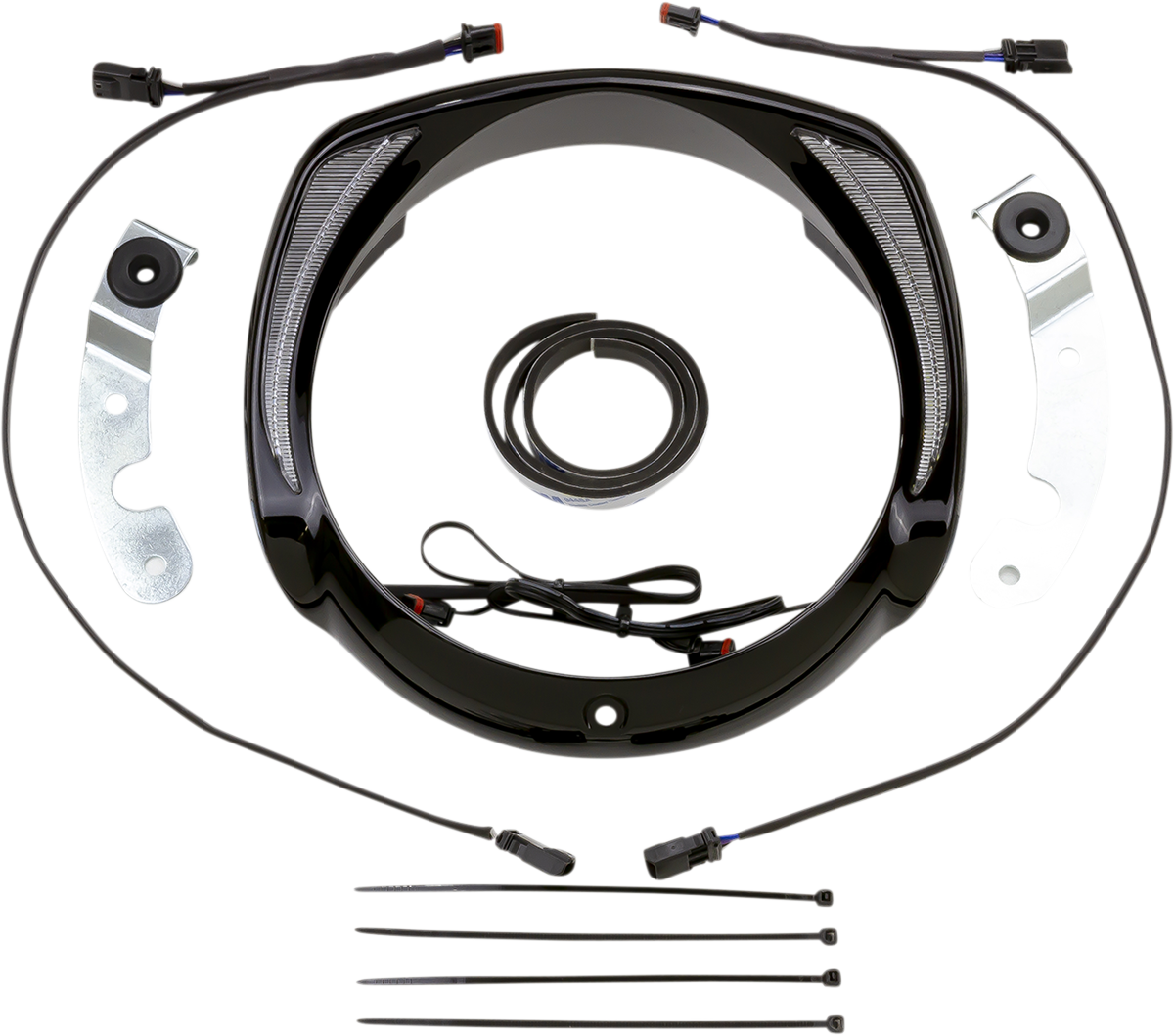 CIRO Headlight Bezel - Black 2040-2763