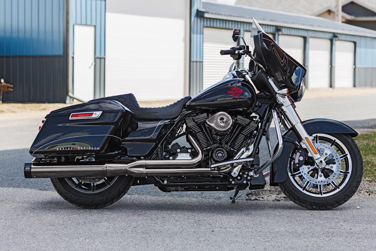 S&S CYCLE 2-into-1 Sidewinder® Exhaust System - Lava Chrome - 50-State - M8 550-1123