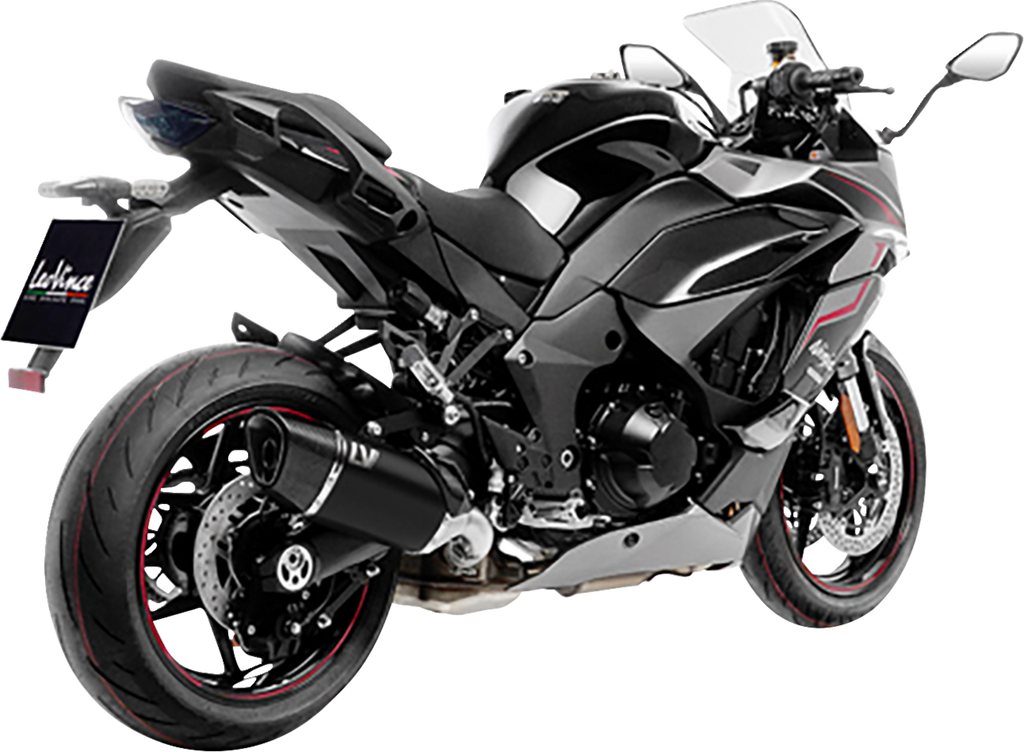 LEOVINCE LV-14 R Slip-On Muffler - Black - Ninja 1000 SX 15602BU