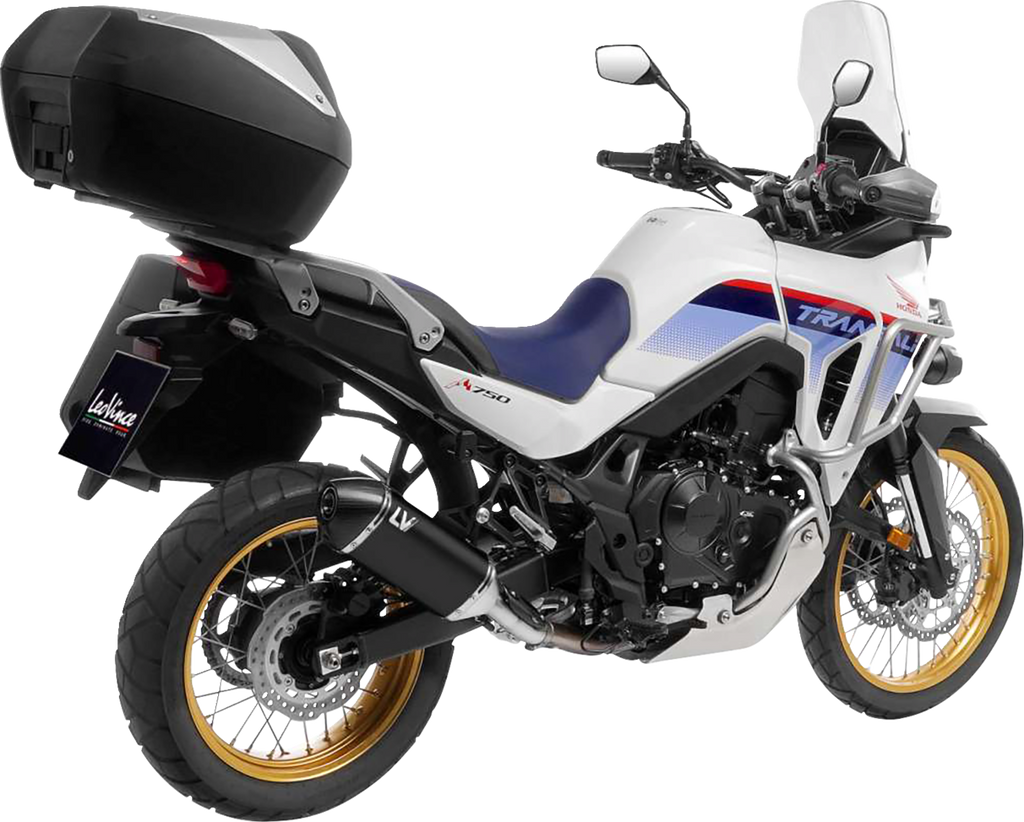 LEOVINCE LV-14 Slip-On Muffler - Black - XL 750 Transalp 15601BU