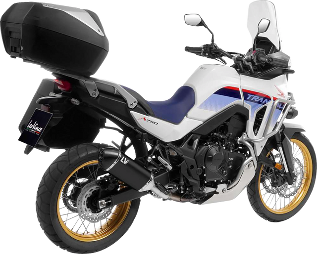 LeoVince LV-14 Slip-On Muffler - Black - XL 750 Transalp 15601BU - Honda XL750 Transalp 2023-2026