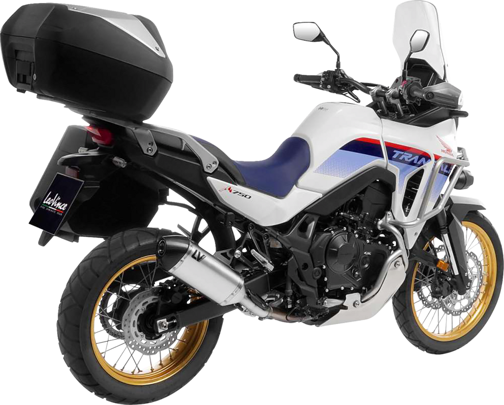 LEOVINCE LV-14 Slip-On Muffler - Stainless Steel - XL 750 Transalp 15601U