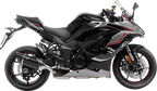 LEOVINCE LV-14 R Slip-On Muffler - Black - Ninja 1000 SX 15602BU