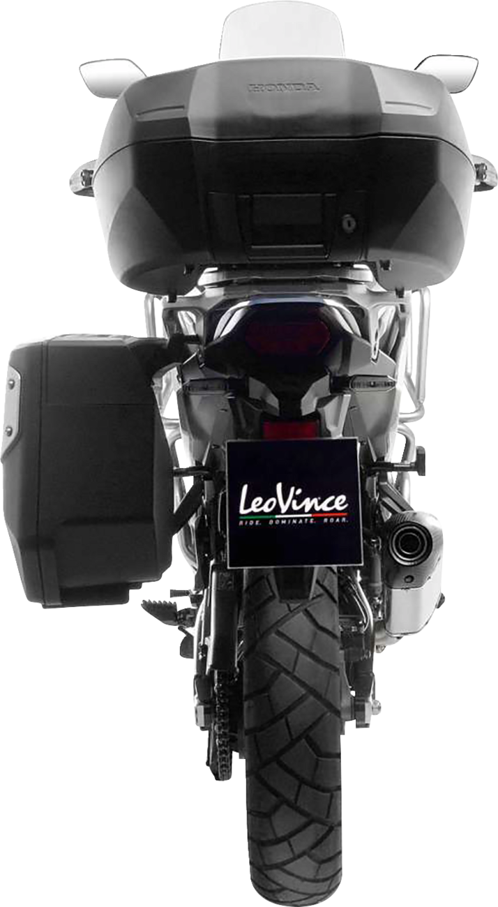LEOVINCE LV-14 Slip-On Muffler - Stainless Steel - XL 750 Transalp 15601U