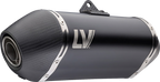 LEOVINCE LV-14 Slip-On Muffler - Black - XL 750 Transalp 15601BU