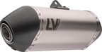 LEOVINCE LV-14 Slip-On Muffler - Stainless Steel - XL 750 Transalp 15601U