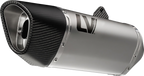 LEOVINCE LV-14 R Slip-On Muffler - Stainless Steel - Z/Ninja 400/500 15607U