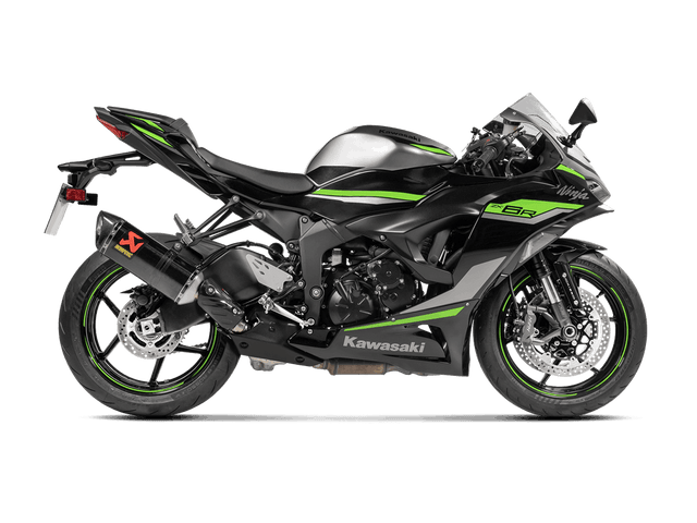 AKRAPOVIC Slip-On Line Muffler - Carbon Fiber - Kawasaki ZX-6R S-K6SO7-HZC/3 2024-2026