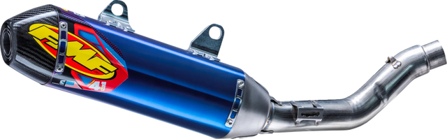 FMF Racing Triumph TF 250-C / TF 250-E 2026; Triumph TF 250-X 2024-2026 Factory 4.1 RCT Titanium Anodized SL (Slip-On) w/ Carbon Cap 045695