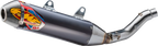 FMF Q4 Hex S/A Slip-On Muffler - KX 250 042410