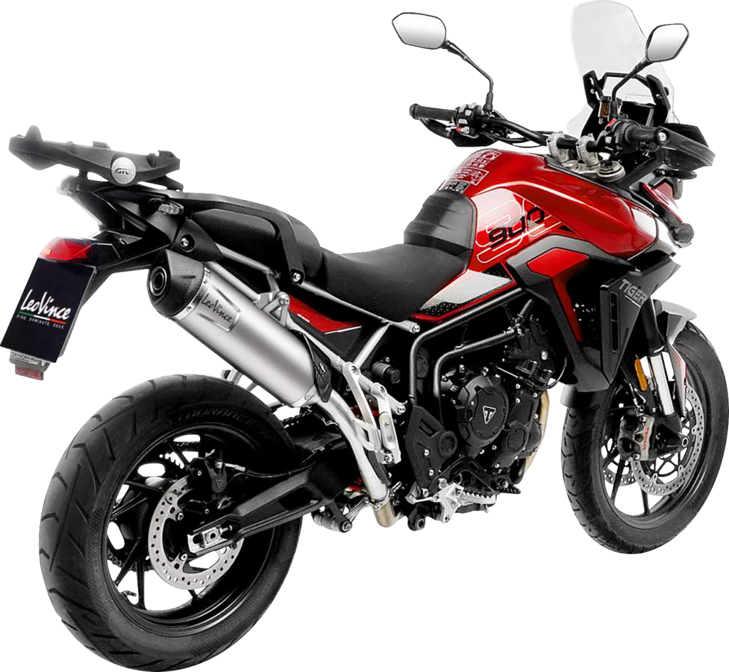 LEOVINCE LV One EVO Slip-On Muffler - Stainless Steel - Tiger 900 14450EU