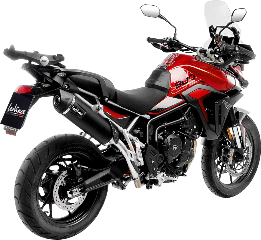 LEOVINCE LV One EVO Slip-On Muffler - Black Edition - Tiger 900 14450EBU