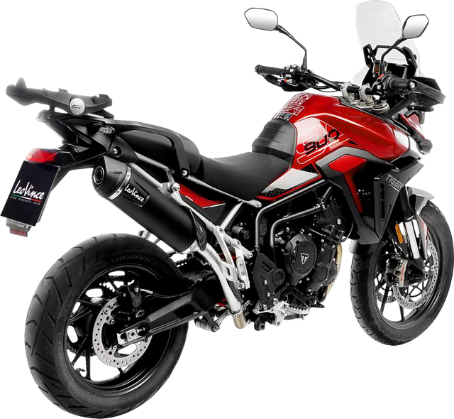 LeoVince LV One EVO Slip-On Muffler - Black Edition - Triumph Tiger 900 14450EBU 2024-2026