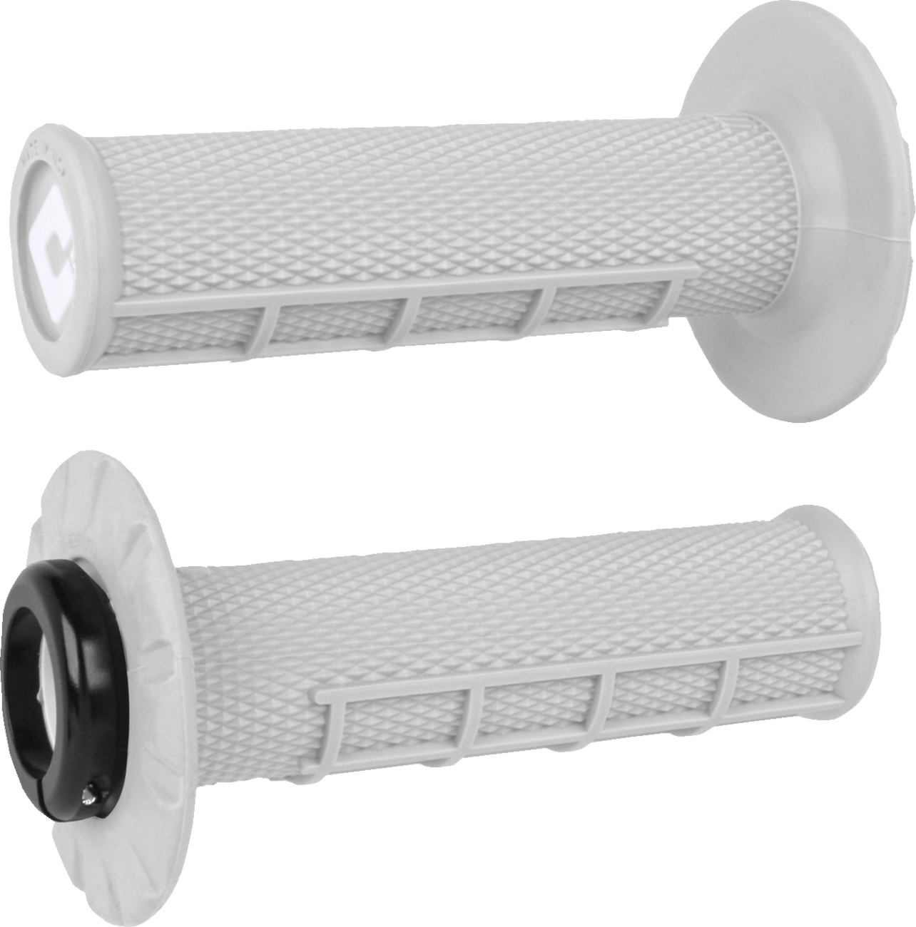 ODI Half Waffle v2.1 Lock-On Grips - ATV/MX - Pro Soft/White J33HWW-B