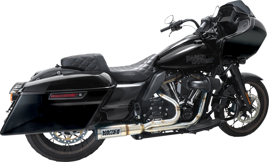 VANCE & HINES 2-into-1 High Output PCX™ Exhaust System - Brushed - Touring 27321-22