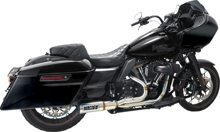 VANCE & HINES 2-into-1 High Output PCX™ Exhaust System - Brushed - Touring 27321-22