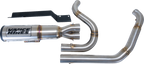 VANCE & HINES 2-into-1 High Output PCX™ Exhaust System - Brushed - Touring 27321-22