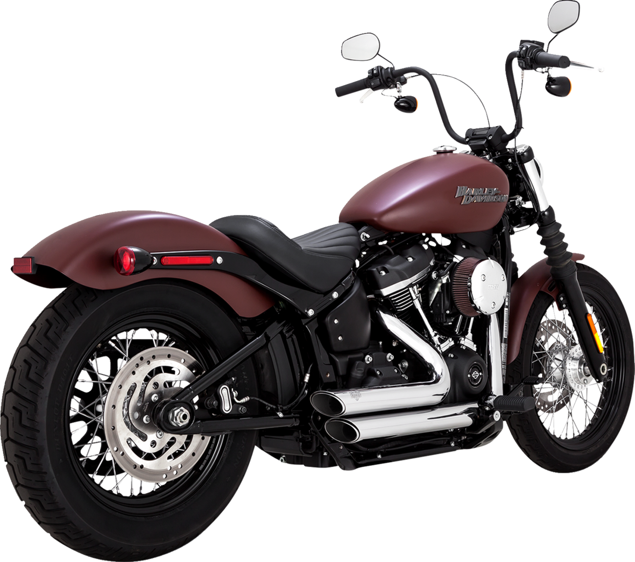 VANCE & HINES Shortshots Staggered PCX™ Exhaust System - Chrome 17333-22
