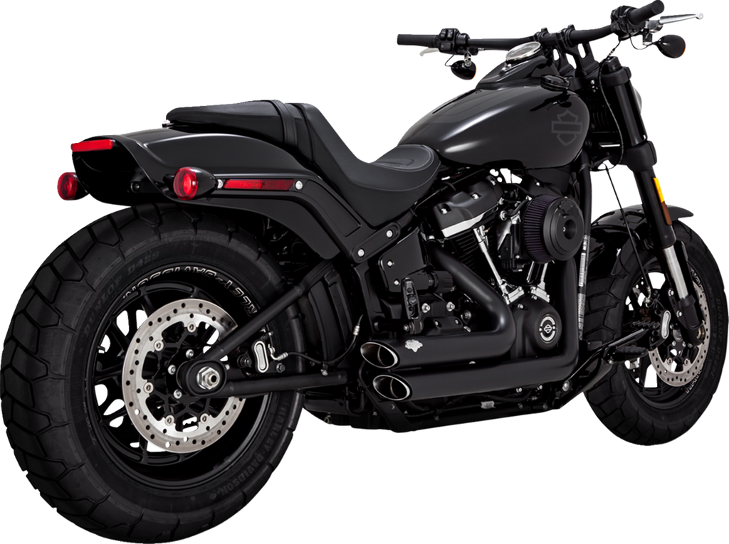 VANCE & HINES Shortshots Staggered PCX™ Exhaust System - Matte Black 47333-22