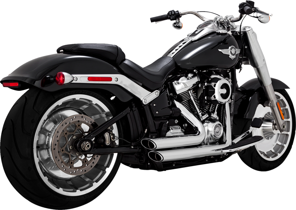 VANCE & HINES Shortshots Staggered Exhaust System - Chrome 17335-22
