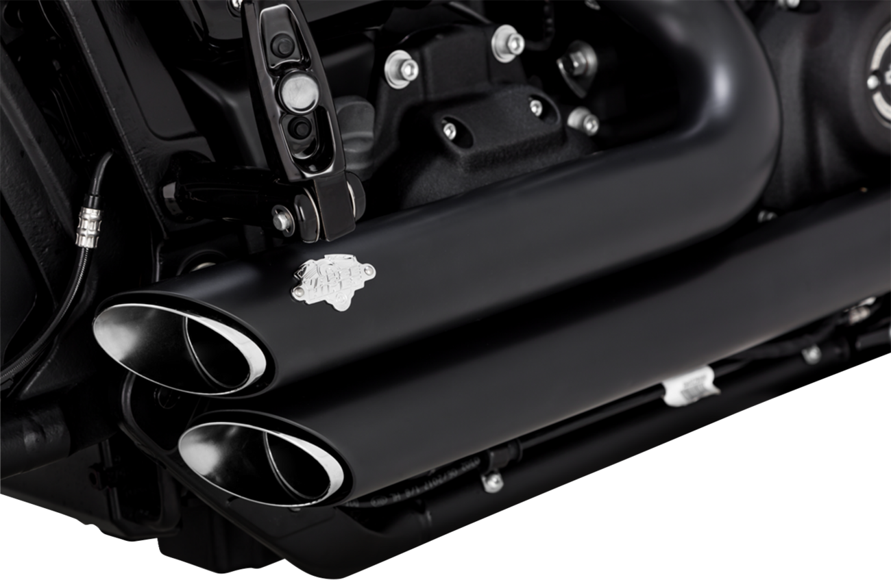 VANCE & HINES Shortshots Staggered PCX™ Exhaust System - Matte Black 47333-22