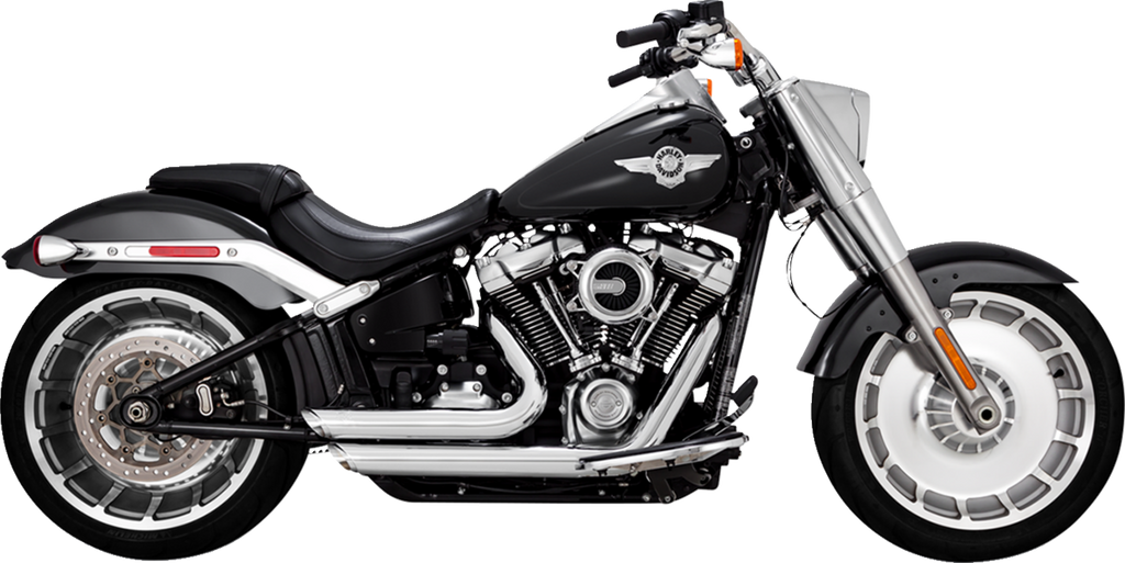 VANCE & HINES Shortshots Staggered Exhaust System - Chrome 17335-22