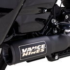 VANCE & HINES 2-into-1 High Output PCX™ Exhaust System - Black - Touring 47321-22