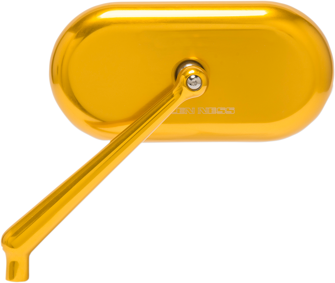 ARLEN NESS Mirror - Side View / Oval / Gold / Left 0640-1397